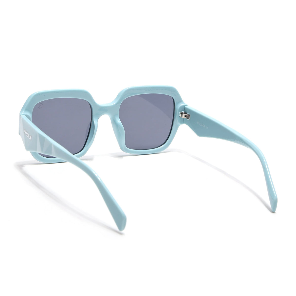 Eyejack Sky Blue Oversize Sunglasses for Men and Women - view 5