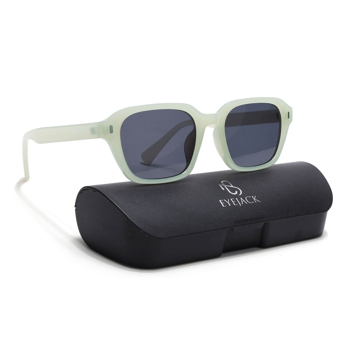 Eyejack Sea Green Square Sunglasses for Men and Women - view 8