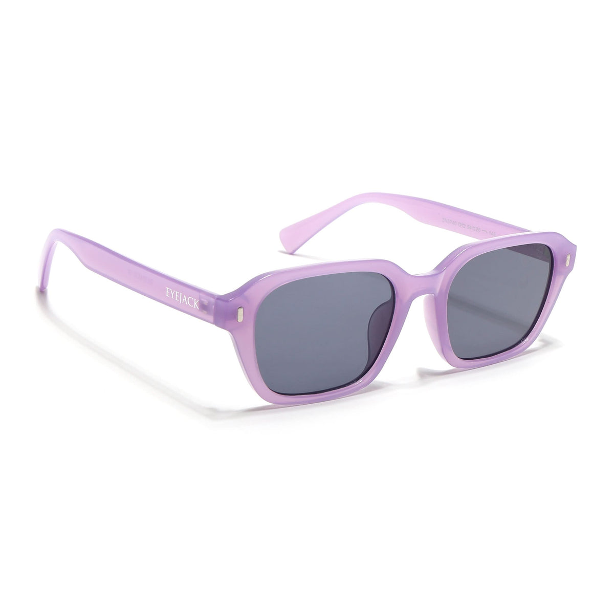 Eyejack Purple Square Sunglasses for Men and Women - view 2