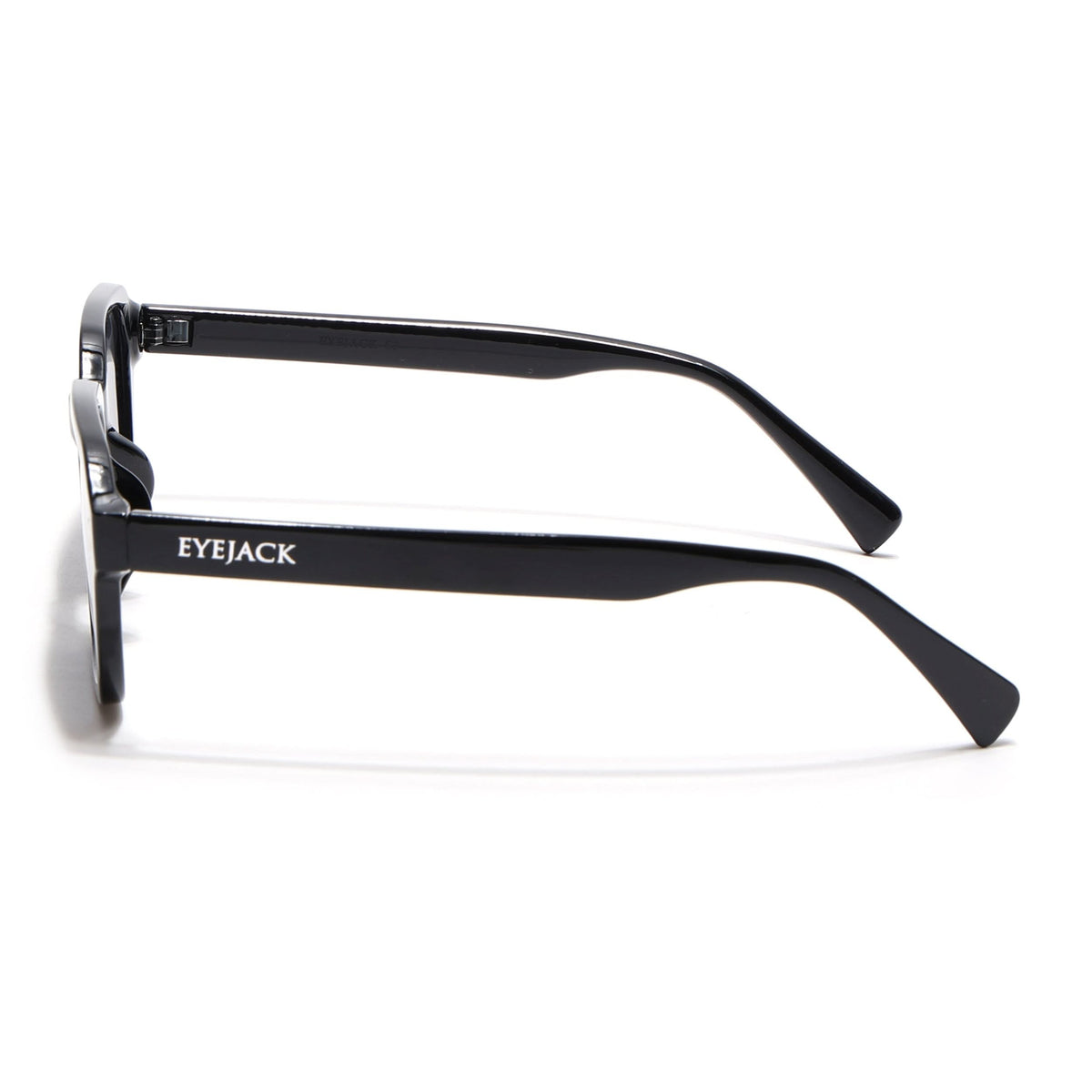 Eyejack Black Square Sunglasses for Men and Women - Style L999 - view 7