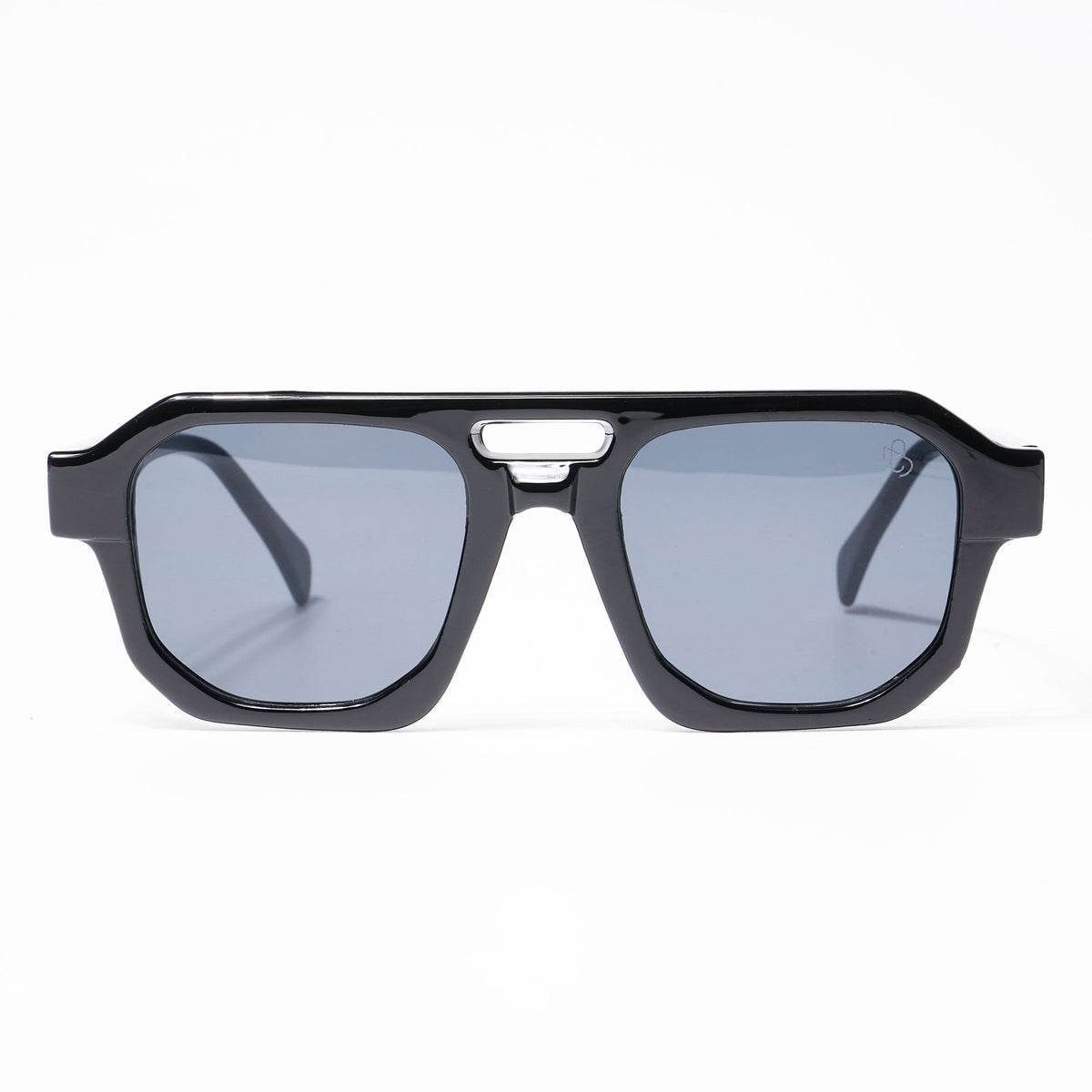 Eyejack Solar Shine Black Square Sunglasses for Men and Women - view 2