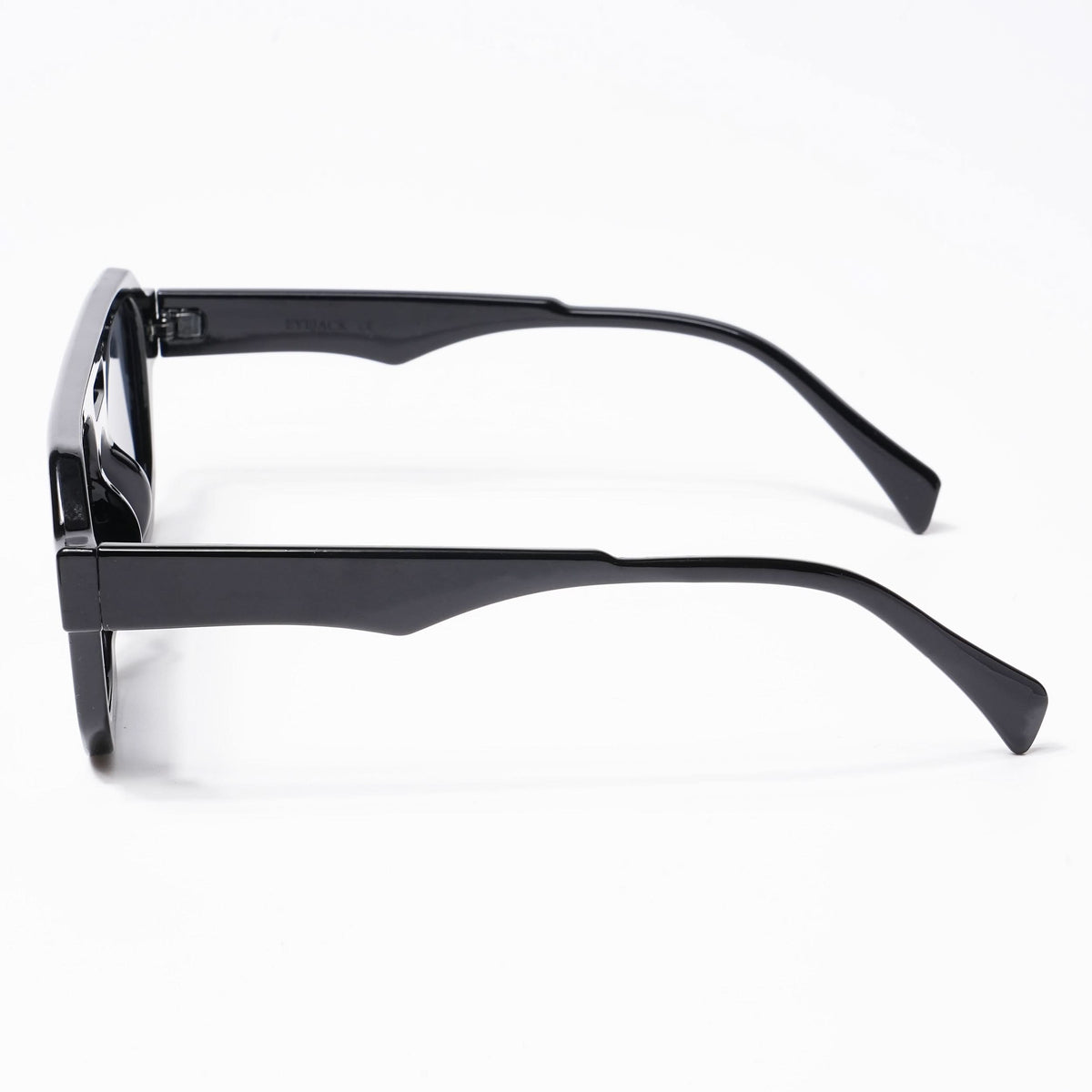 Eyejack Solar Shine Black Square Sunglasses for Men and Women - view 4