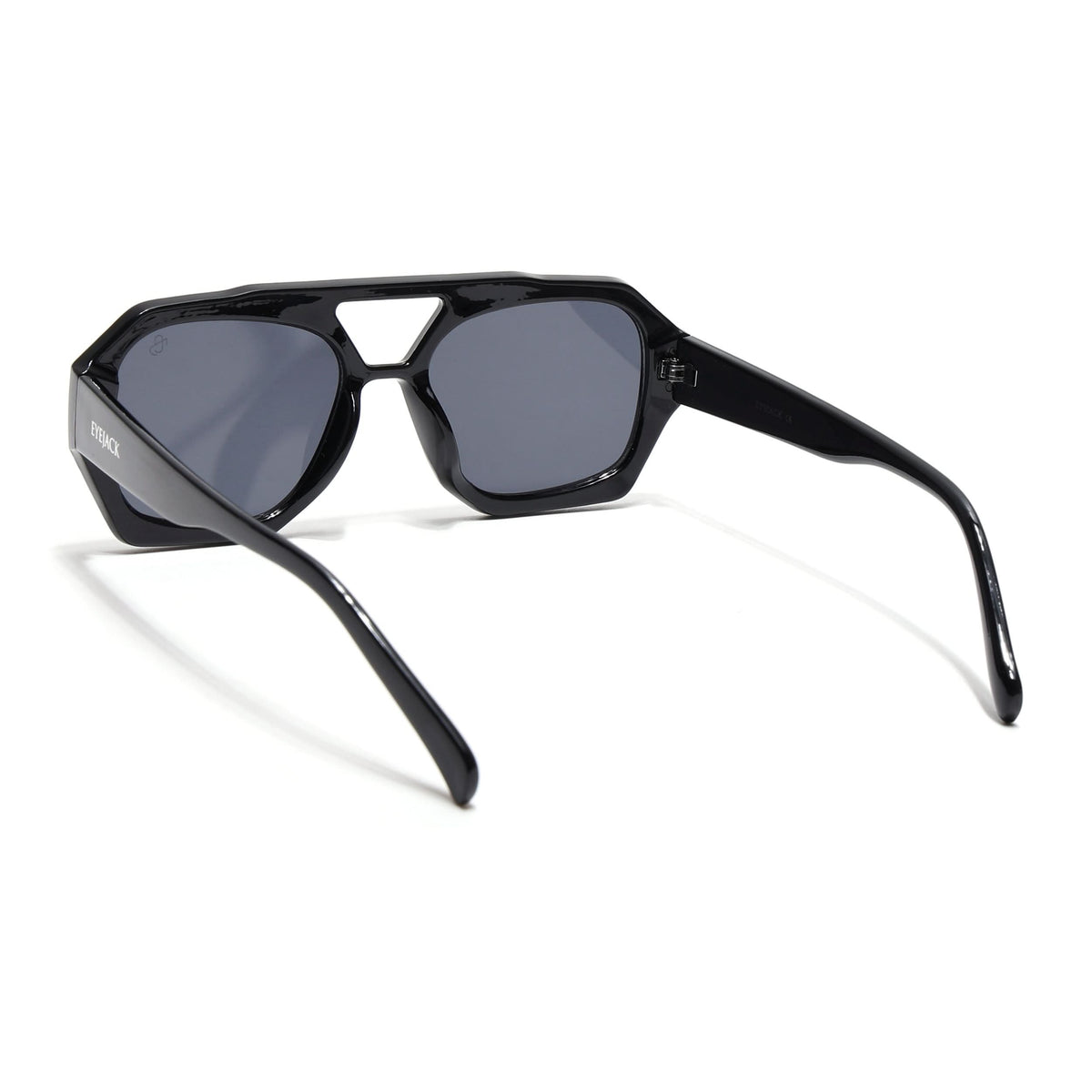 Eyejack Black Wayfarer Sunglasses for Men and Women - Style 1003 - view 6