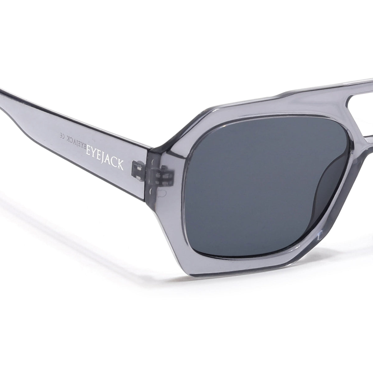 Eyejack Grey Wayfarer Sunglasses for Men and Women - Style 1005 - view 5