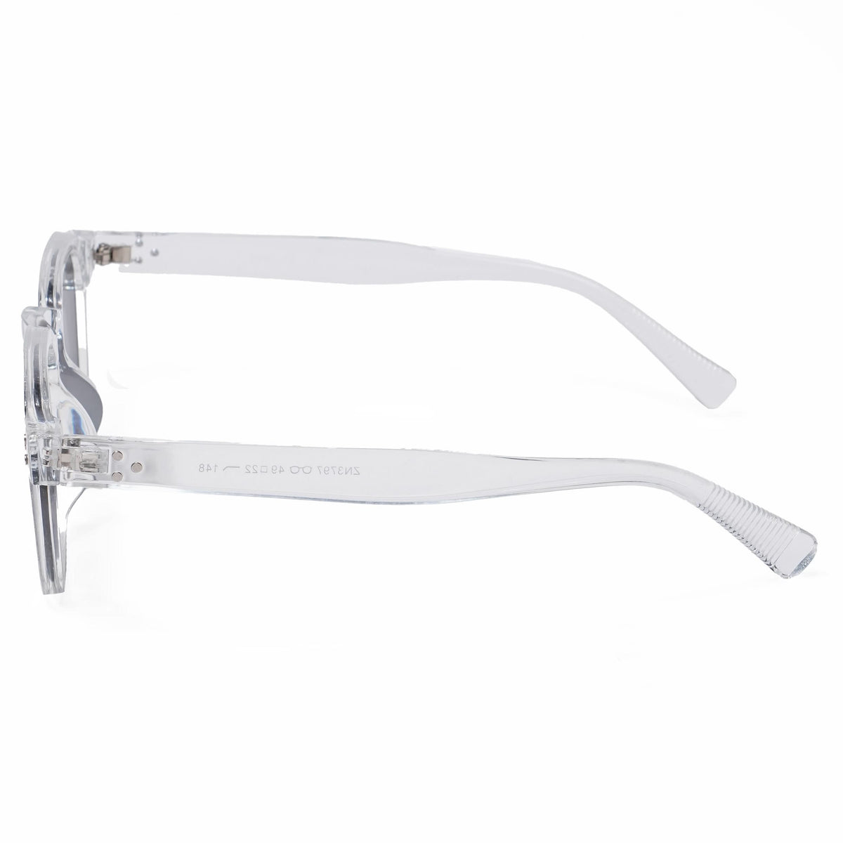 Eyejack Transparent Square Sunglasses for Men and Women - Style L520 - view 4