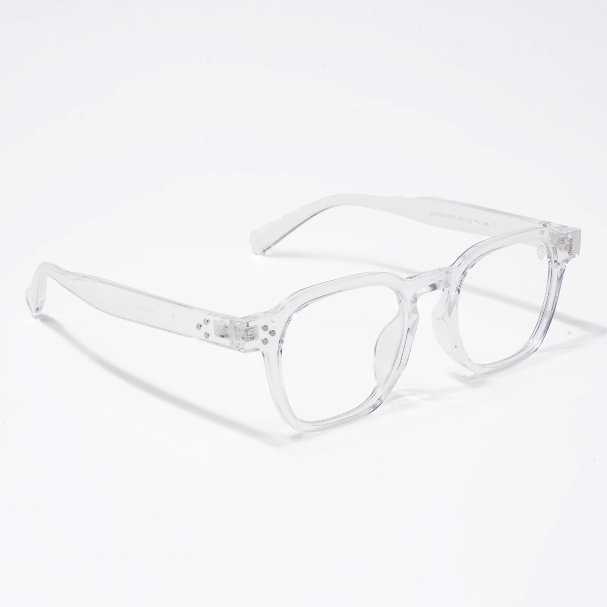 Eyejack Transparent Square Eyeglasses for Men and Women - view 1