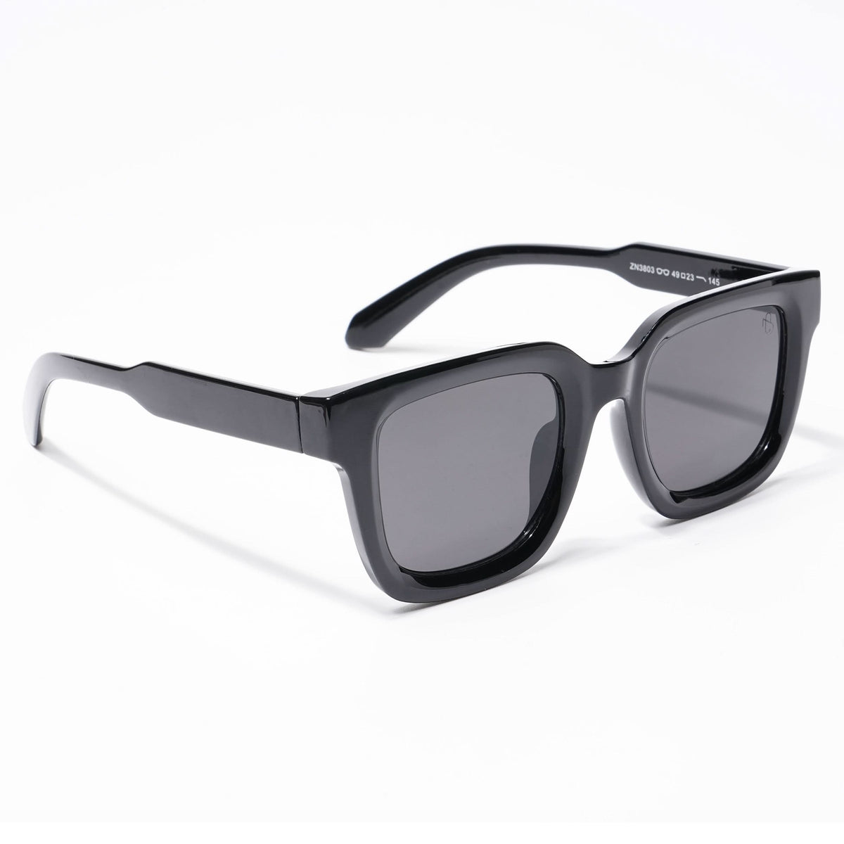 Cubix Shine Black Square Sunglasses for Men and Women - view 2