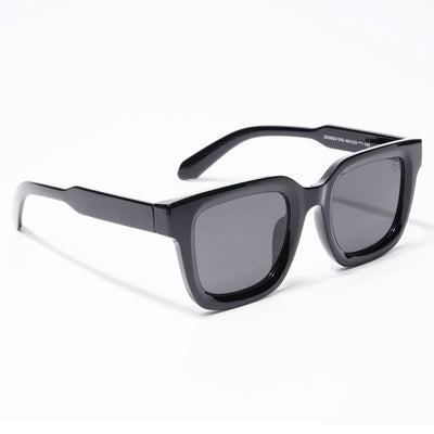 Cubix Shine Black Square Sunglasses for Men and Women - view 2