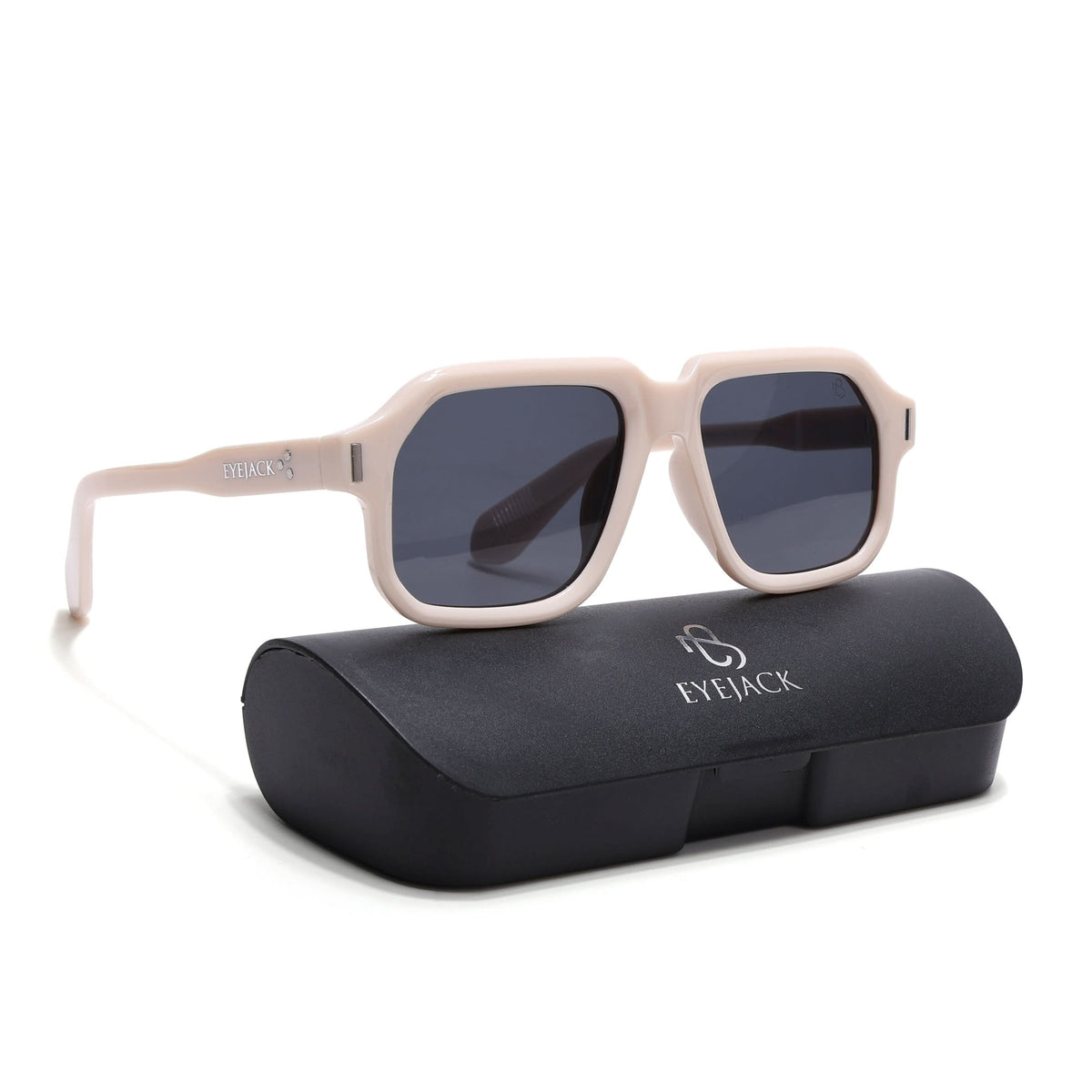 Volt Cream Aviator Sunglasses for Men and Women - view 8
