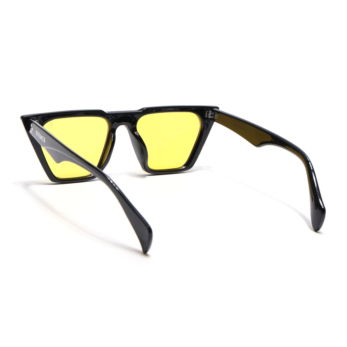 Eyejack Black Cateye Sunglasses for Men and Women - Style 1016 - view 6