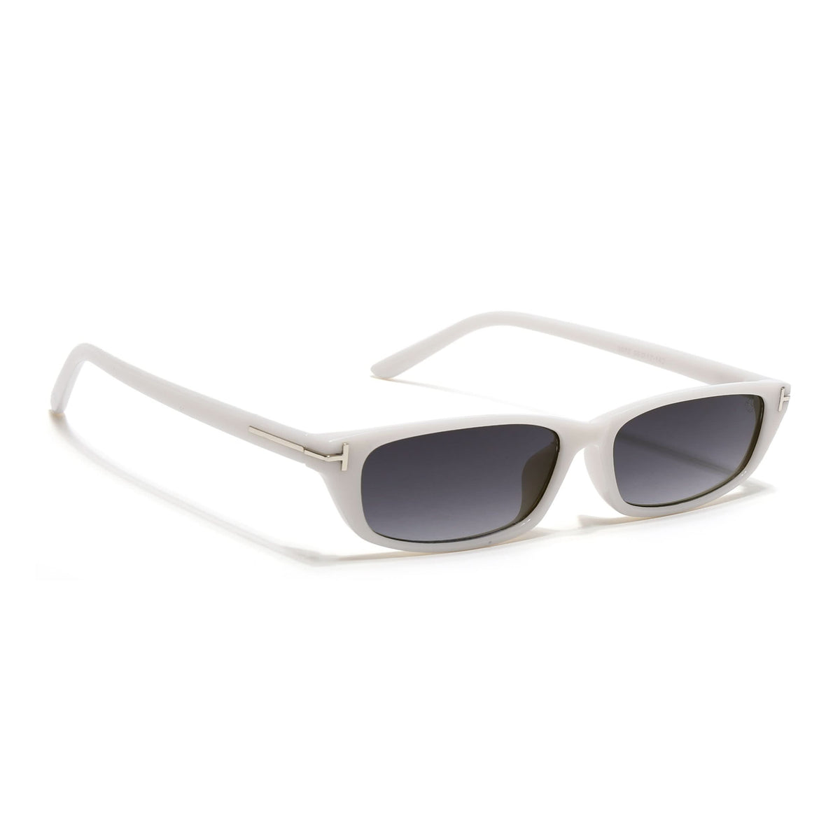 Eyejack White Rectangle Sunglasses for Men and Women - Style 1023 - view 2