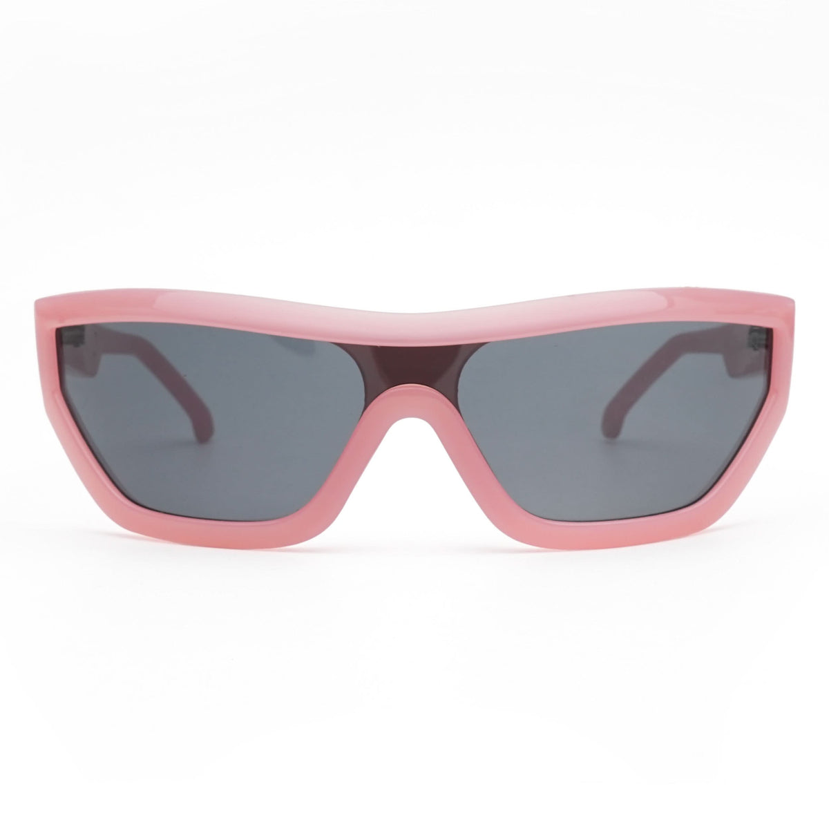 Eyejack Pink Wrap Around Sunglasses for Men and Women - view 2