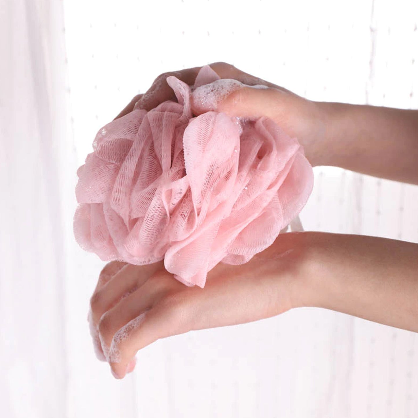 Bath Sponge Round Loofah And Back Scrubber For Men And Women