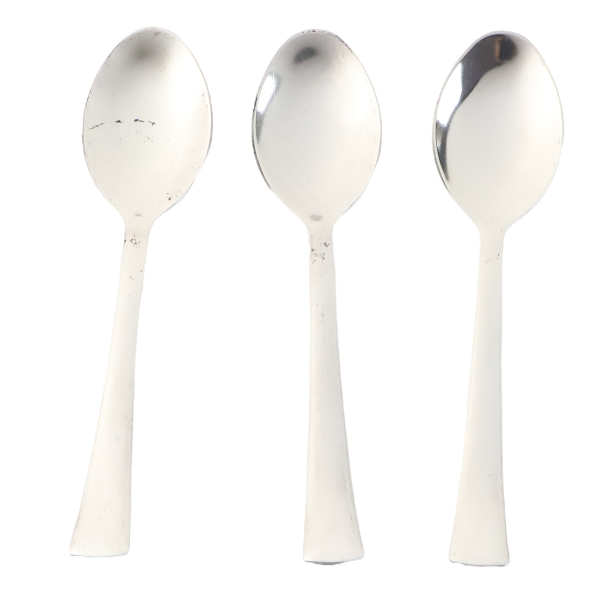 Everyday Dining Spoons for Smooth-Edge Table Spoons with Comfort Handle, Rust-Resistant &Easy-Clean Cutlery for Meals, - (3 Pc Set)