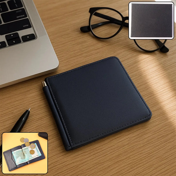 Premium Slim Bi-fold Wallet For Men With Gift Box Packing HP DD