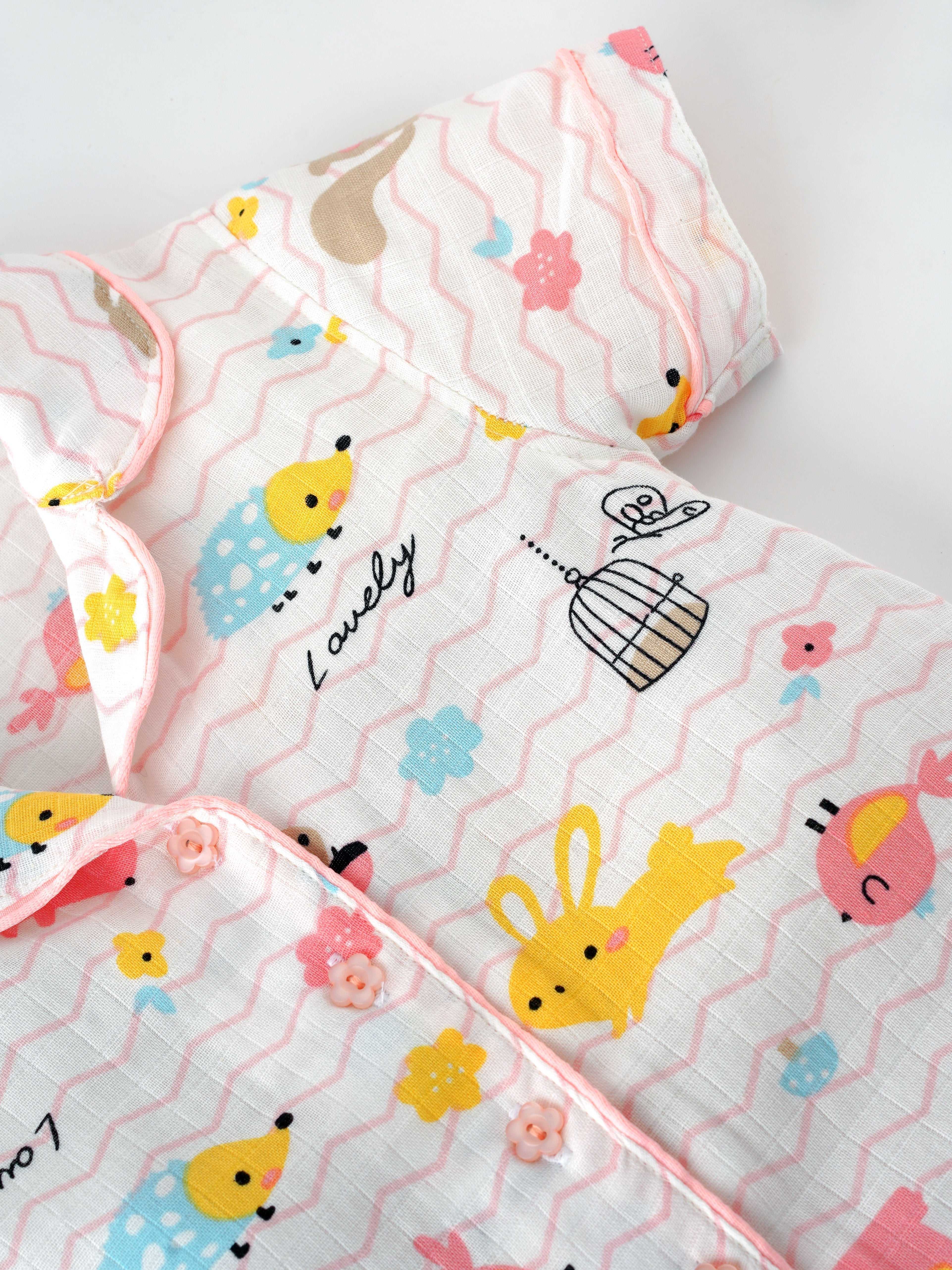 Popees Cute & Stylish Pyjama Set (3-36 Months) for Girls - Image 2