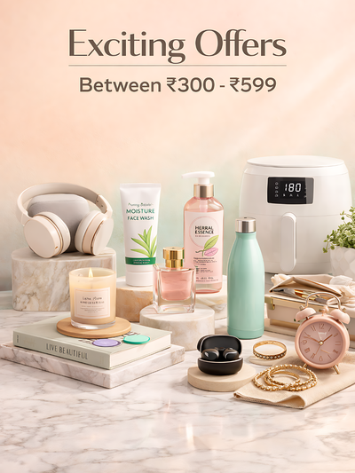 Between ₹300 - ₹599 Deals