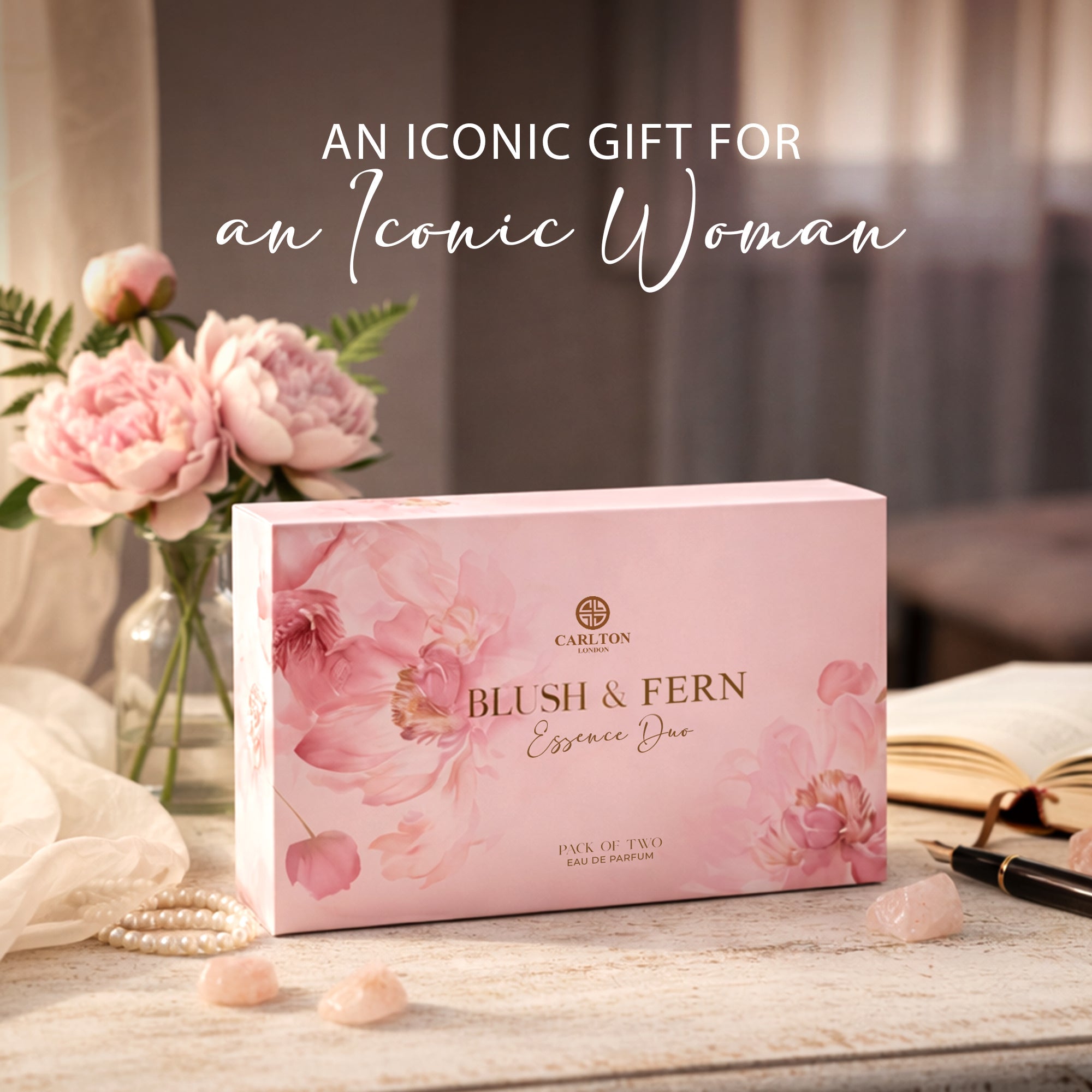 Carlton London Gift Set Women Blush + Fern EDP Perfume, Pack Of 2 - 30ml Each - CLPLG113