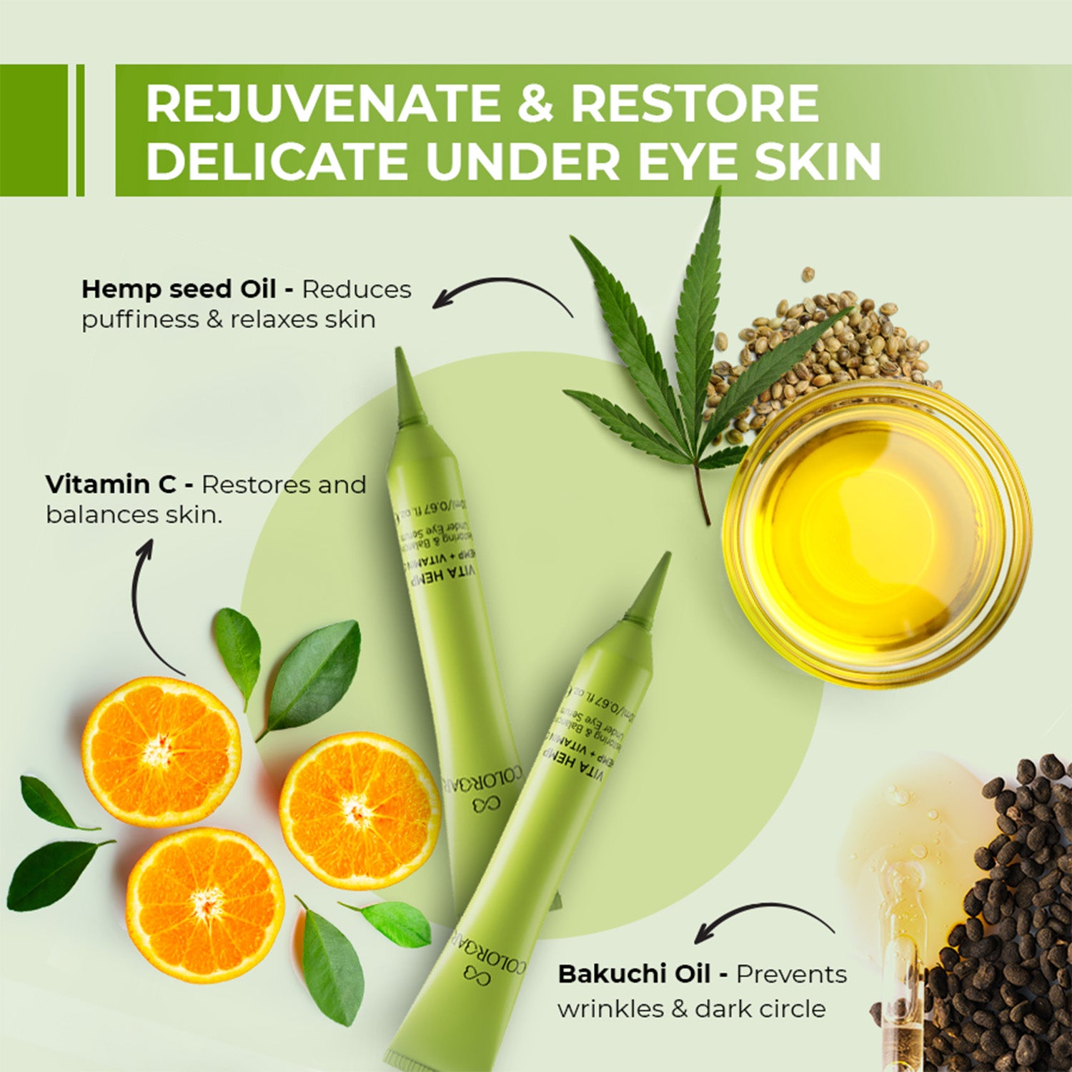 Colorbar Vita Hemp Restoring & Balancing Under Eye Serum