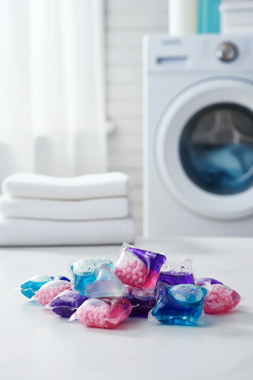5-in-1 Laundry Detergent Pods for Washing Machine Powerful Cleaning, Stain & Odor Remover – Suitable for Front/Top Load & Semi-Automatic Machines (Pack of 5) Deals Zone