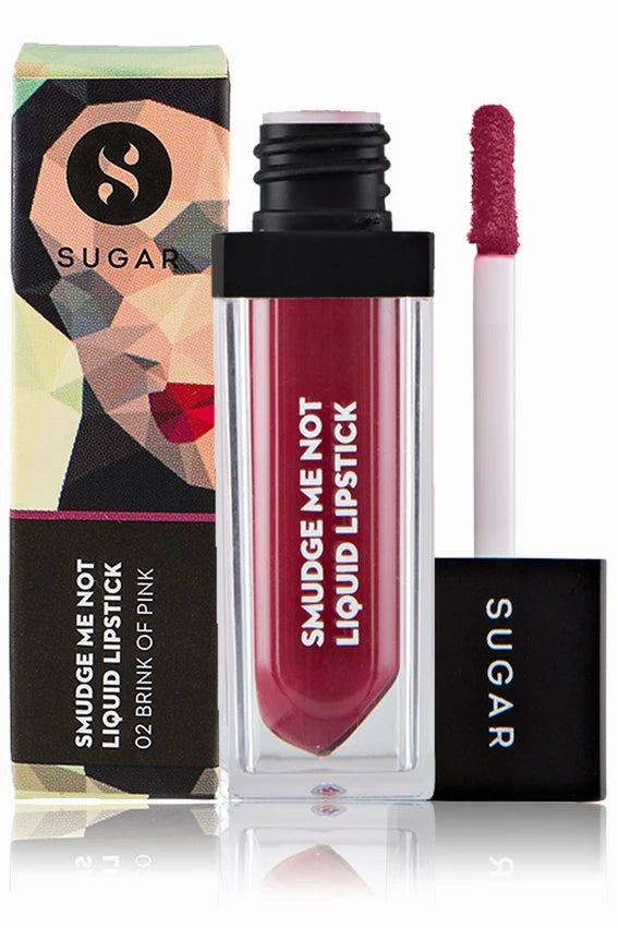 SUGAR Smudge Me Not Liquid Lipstick - 02 Brink Of Pink (499)