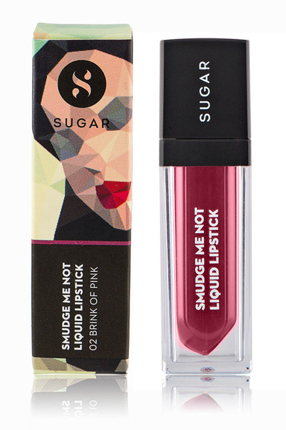 SUGAR Smudge Me Not Liquid Lipstick - 02 Brink Of Pink (499)