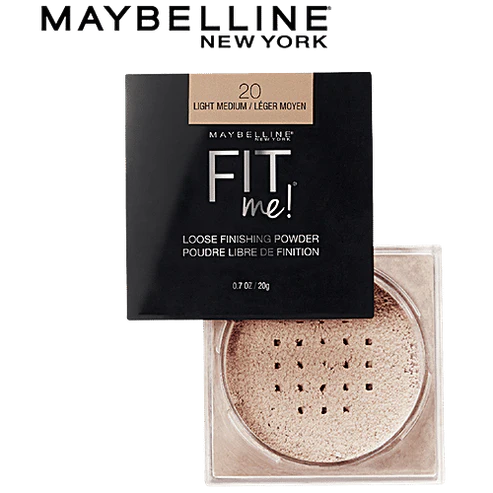 Maybelline New York Fit Me Loose Finishing Powder, 20 g 20 Light Medium