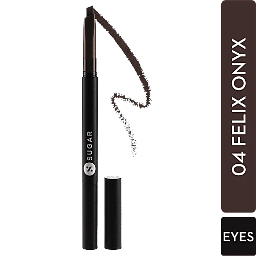 Sugar Cosmetics Arch Arrival Brow Definer - For Dark Black Hair, 3.5 g 04 Felix Onyx