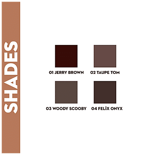 Sugar Cosmetics Arch Arrival Brow Definer For Dark Black Hair, 3.5 g 04 Felix Onyx
