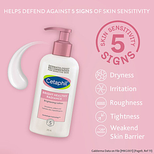 Cetaphil Bright Healthy Radiance - Brightness Lotion, Reduces Dark Spots, Instantly Smoothens, 245 ml