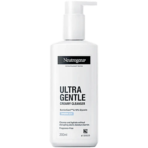 Neutrogena Ultra Gentle Creamy Cleanser (200ml).
