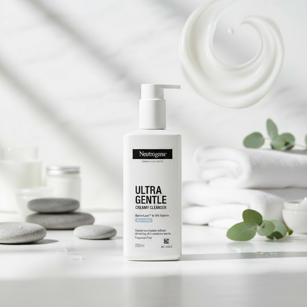 Neutrogena Ultra Gentle Creamy Cleanser, (200ml)