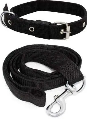 Nylon PP Collar and Leash Set MUKUNDHATRADERS