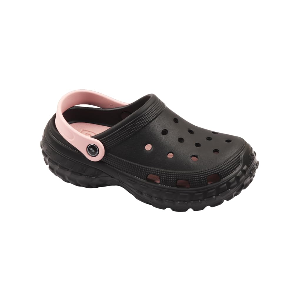 Indifeet Casual Waterproof Clog Shoes for Women - Black - Image 1