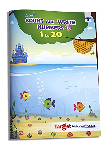Number Count & Writing Book B (1-20) for Kids 3-5 Years - Image 1