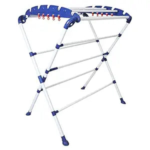 Foldable Cloth Drying Stand – Mini, Blue