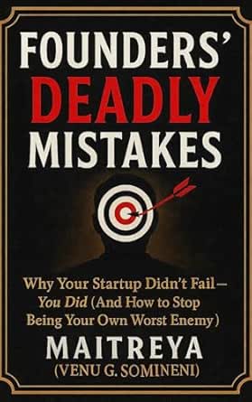 Founders’ Deadly Mistakes: Why Your Startup Didn’t Fail—You Did (And How to Stop Being Your Own Worst Enemy) ( Instant eBook)