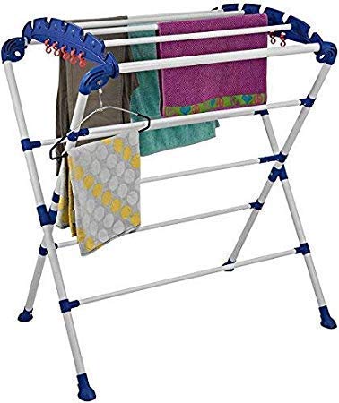 Foldable Cloth Drying Stand – Mini, Blue