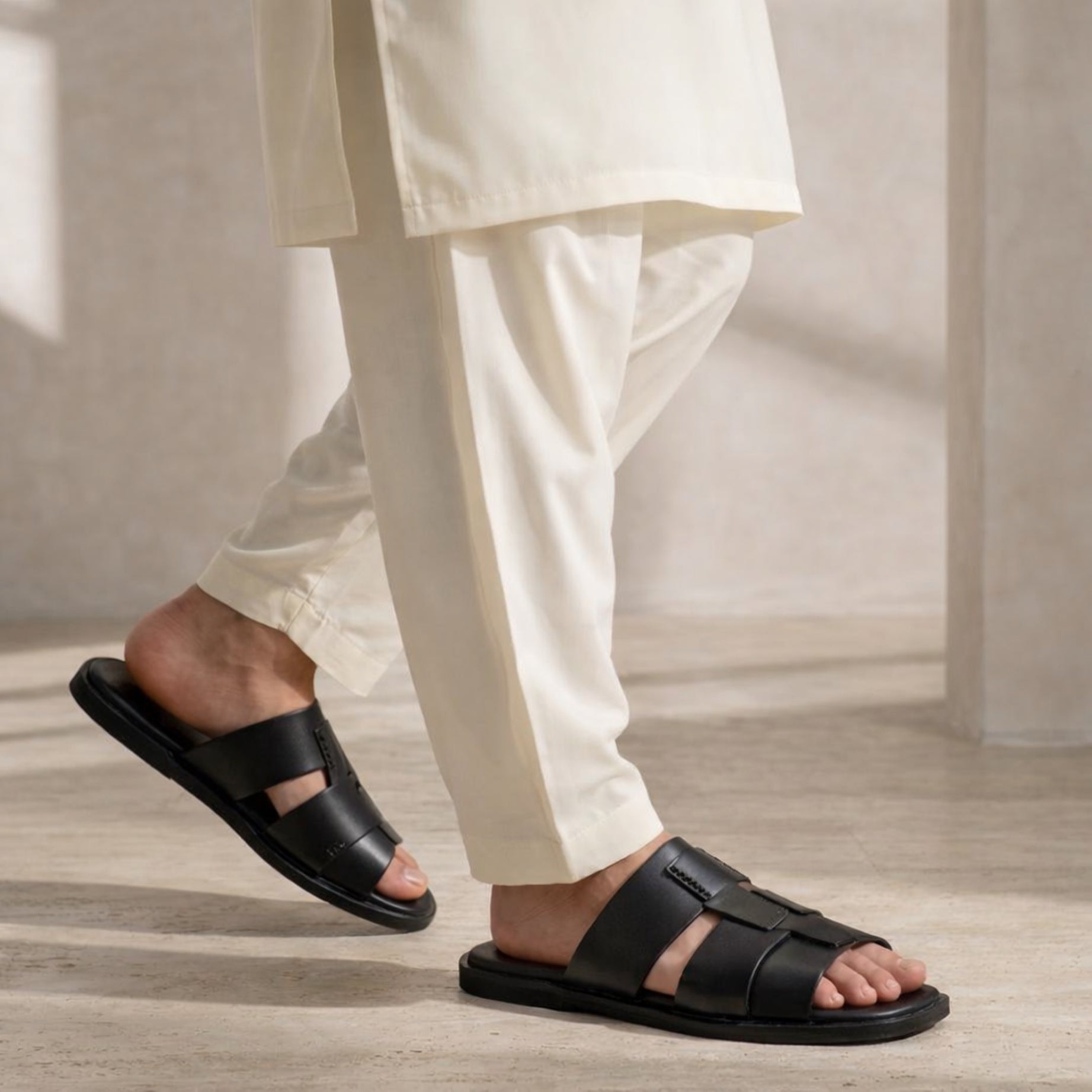 Florsheim Men Black Sandals - Herred 3