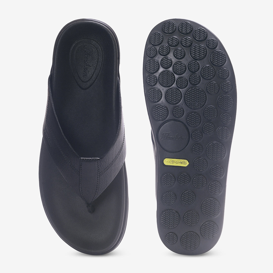 Florsheim Men Black Sandals - Rowley 2