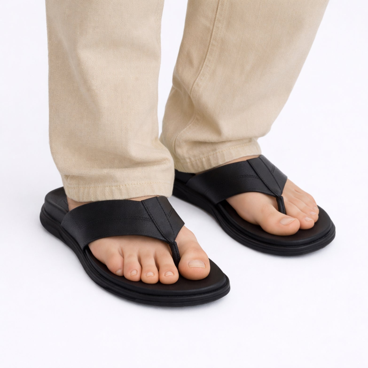 Florsheim Men Black Sandals - Rowley 3
