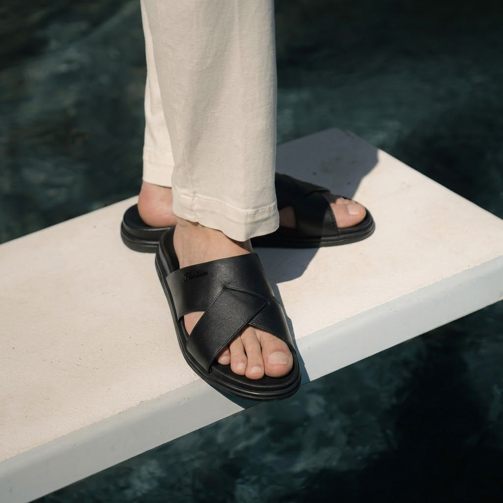 Florsheim Men Black Sandals - Stark 2