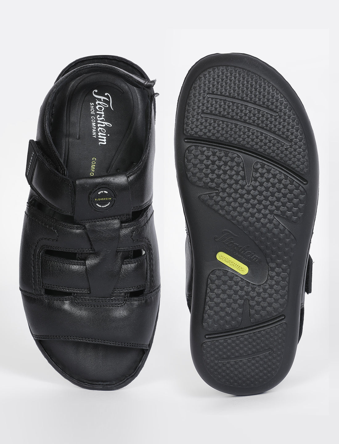The Cobb Black Men Sandals Florsheim