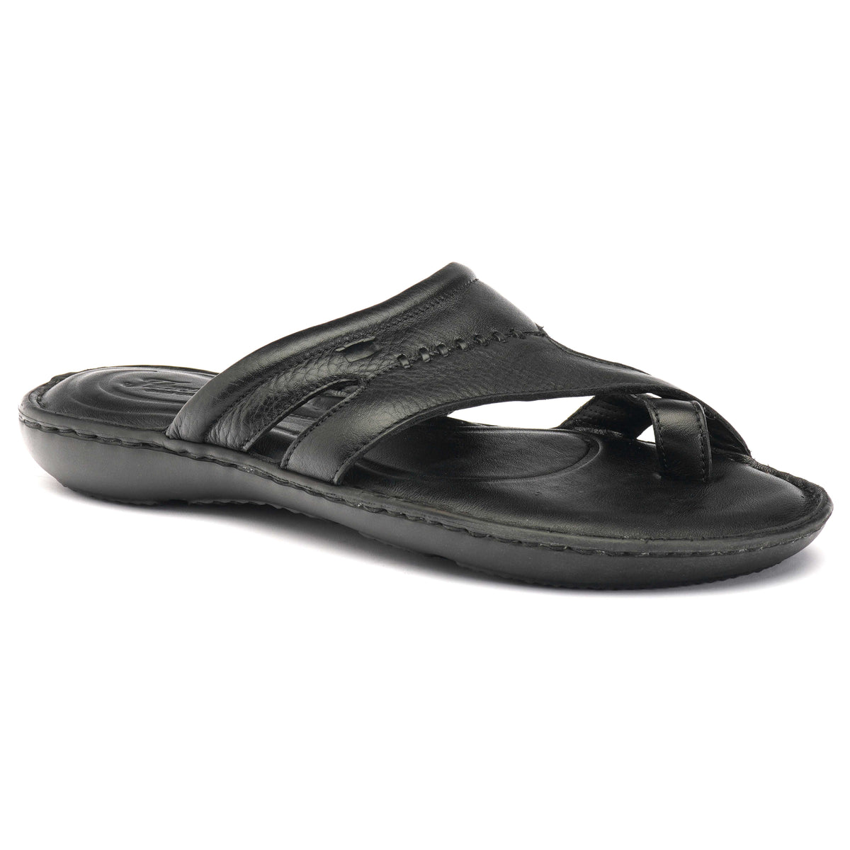 The Florish Black Men Sandals Florsheim