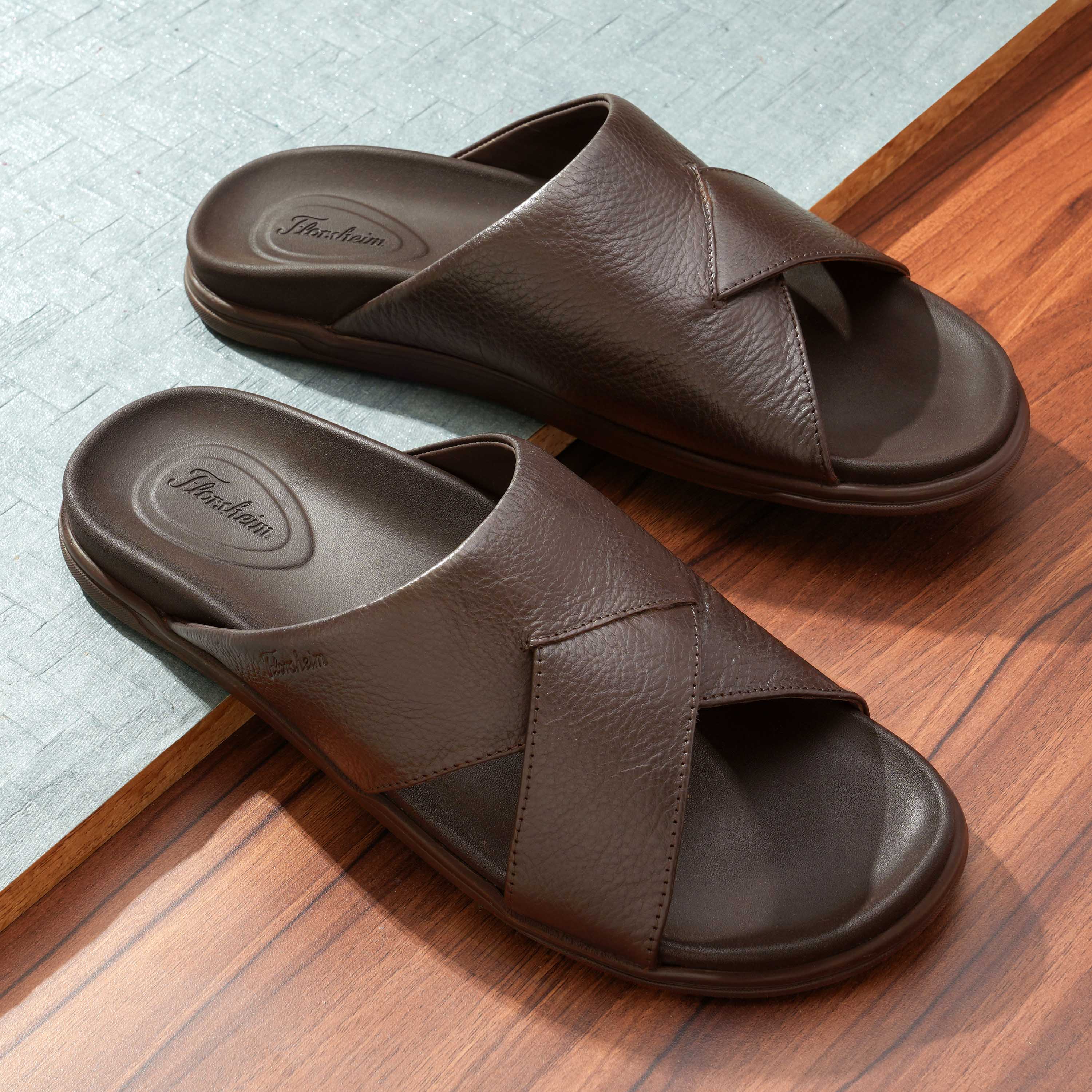 The Stark Brown Men Slider Florsheim