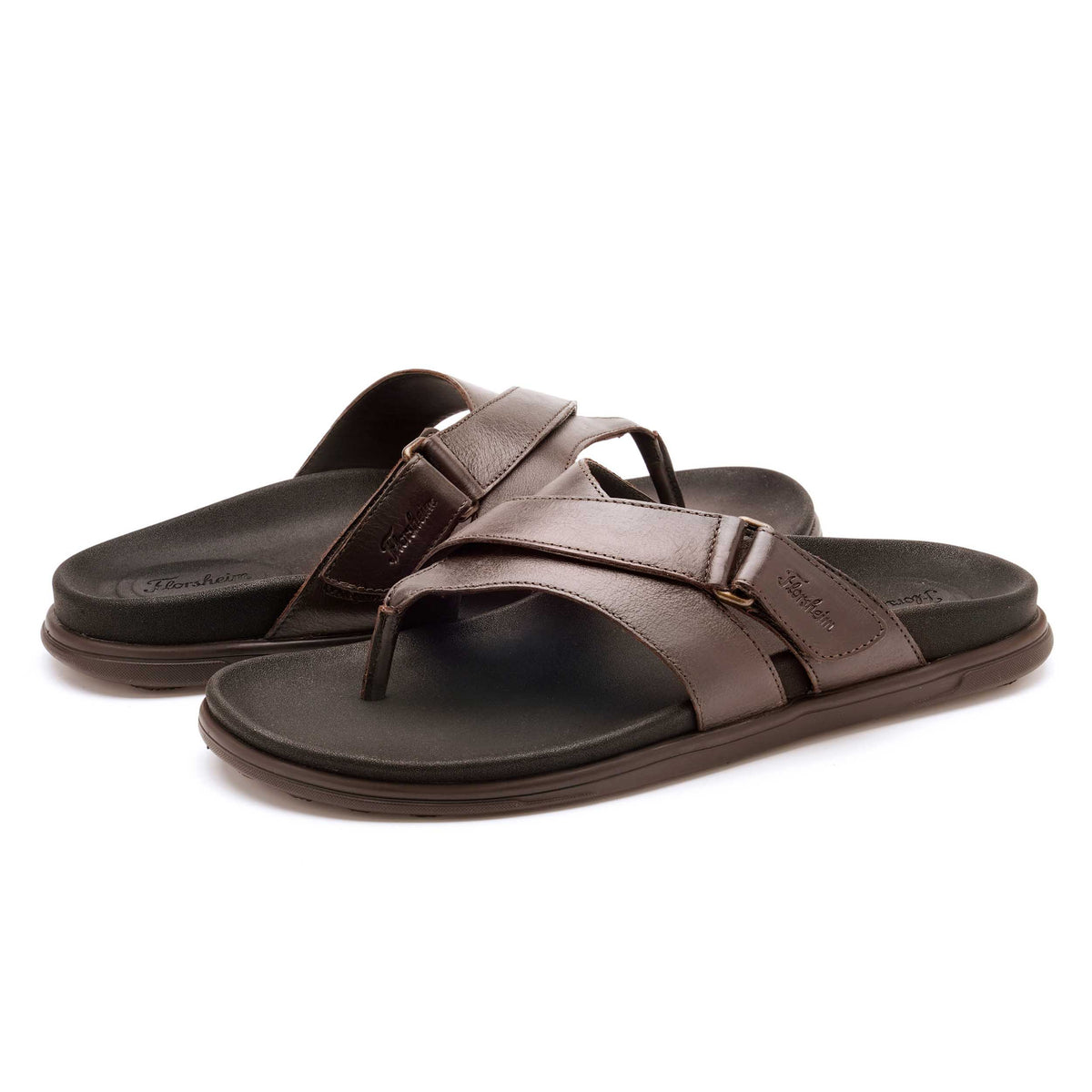 The Comet Brown Men Slipper Florsheim