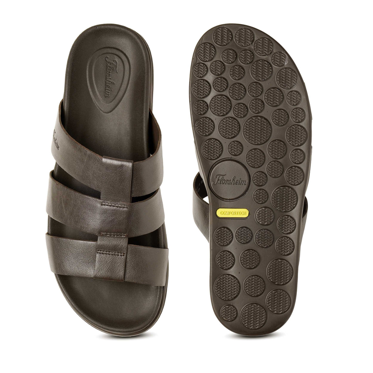 The Herred Brown Men Slipper Florsheim