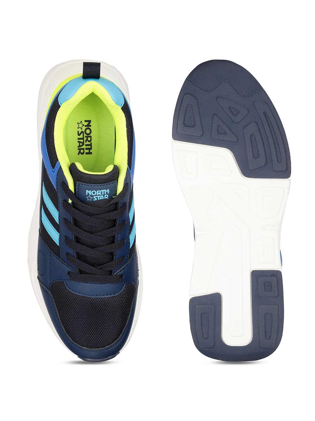 Bata Boy's Navy Blue Casual Lace-up Shoes - Navy Blue - View 4