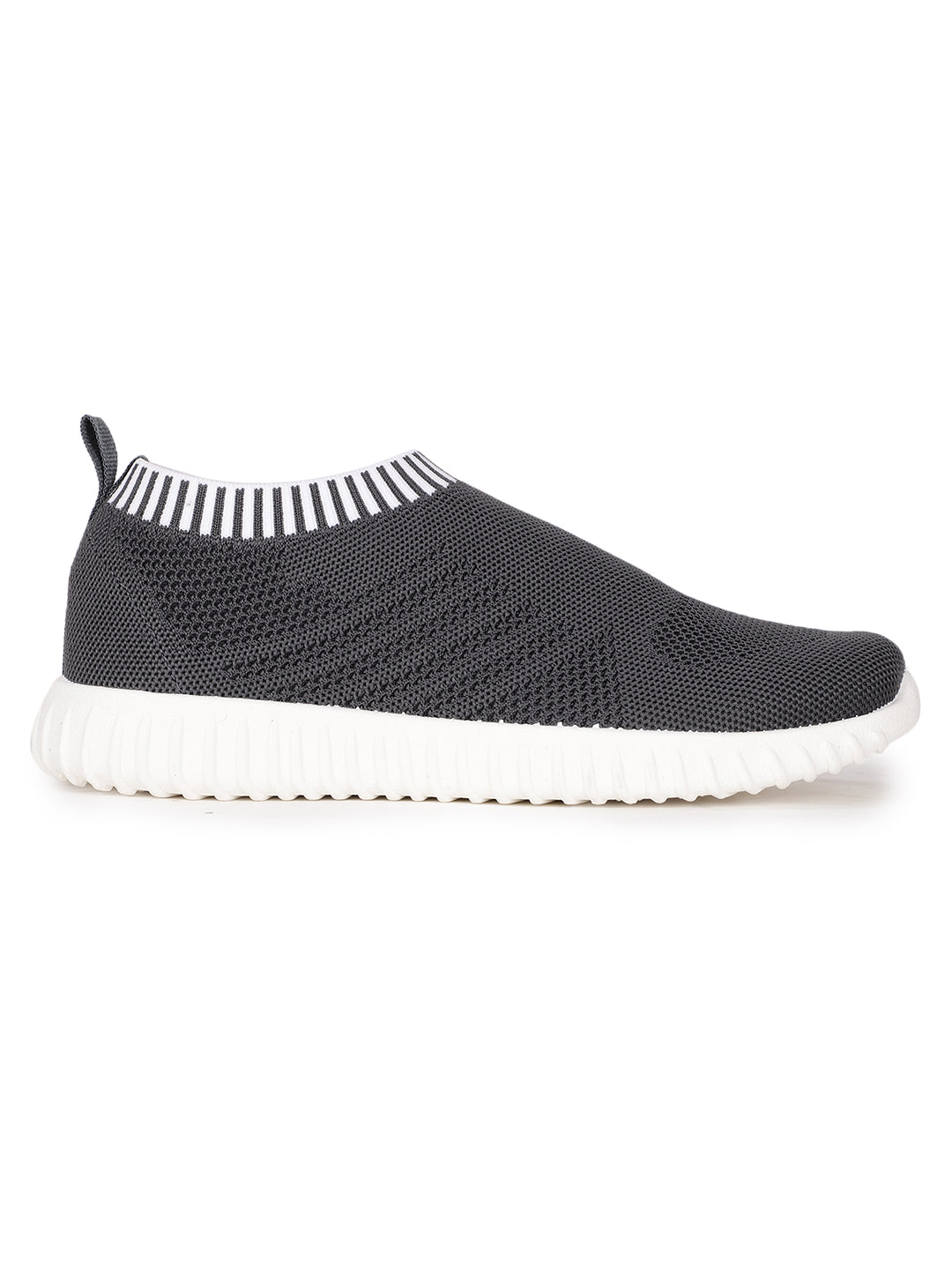 Bata Boy's Grey Casual Slip-on Shoes - Grey - View 2