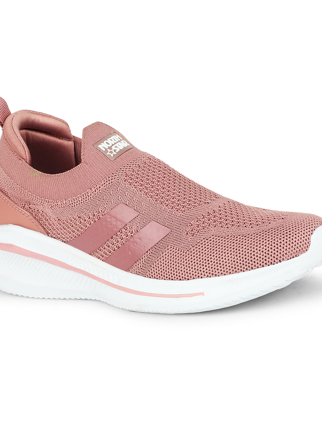 North Star Girl's Pink Casual Slip-on Shoes - Pink - View 5